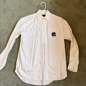 Ralph Lauren White Shirt with Navy Logo
